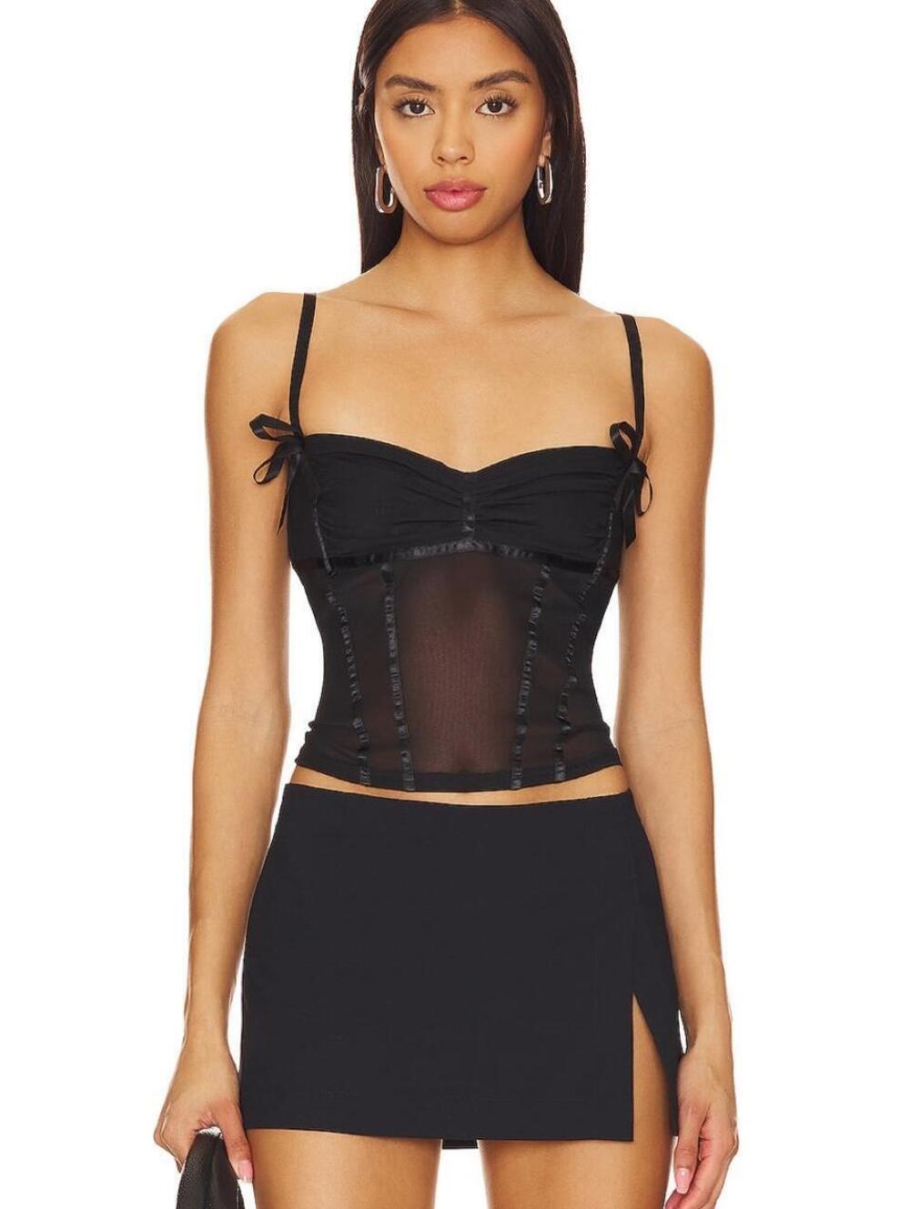 Lioness Iconic Cami in Onyx